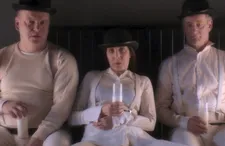 Robert Clohessy and John Rothman join Laurie Simmons in Stanley Kubrick's A Clockwork Orange